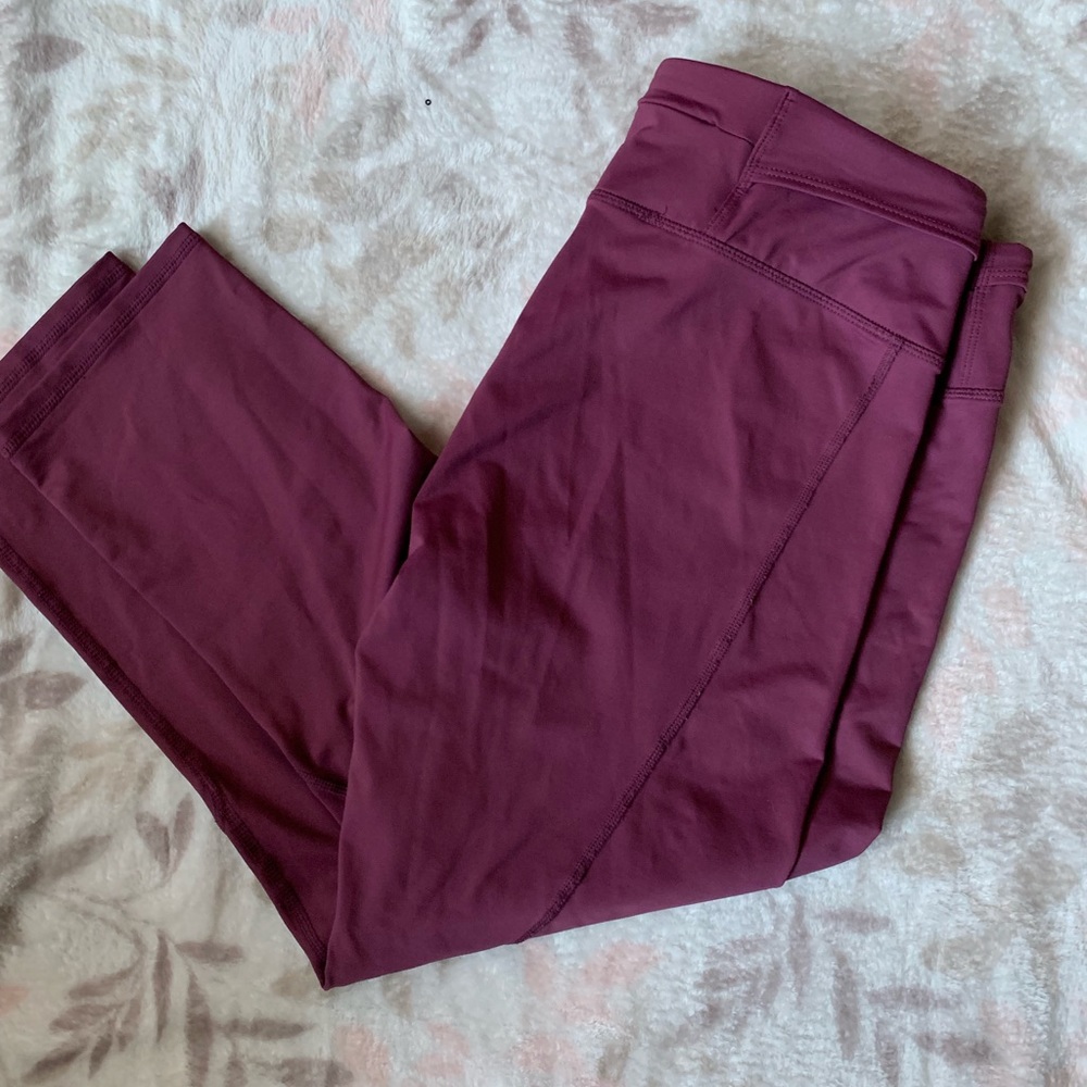 Purple leggings